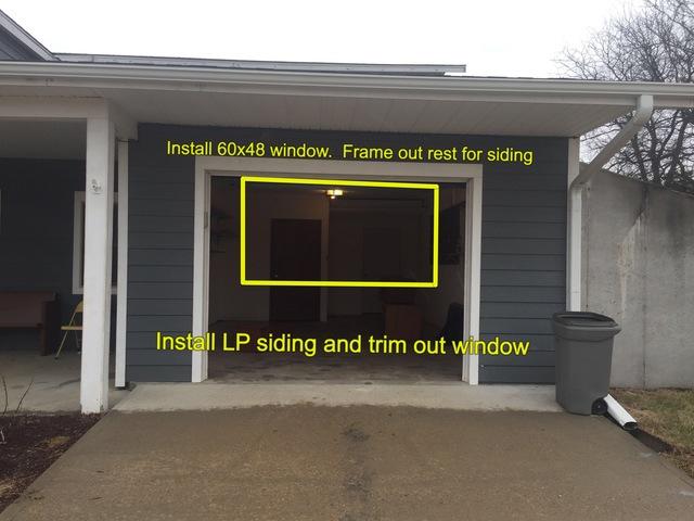 Arrow Renovation Garage Door Installation Photo Album Garage Conversion To A Bedroom In Oskaloosa Ks