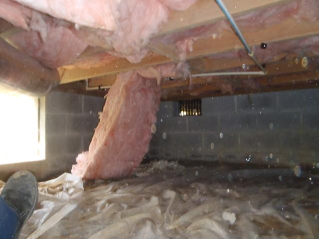 Insulation Falling out