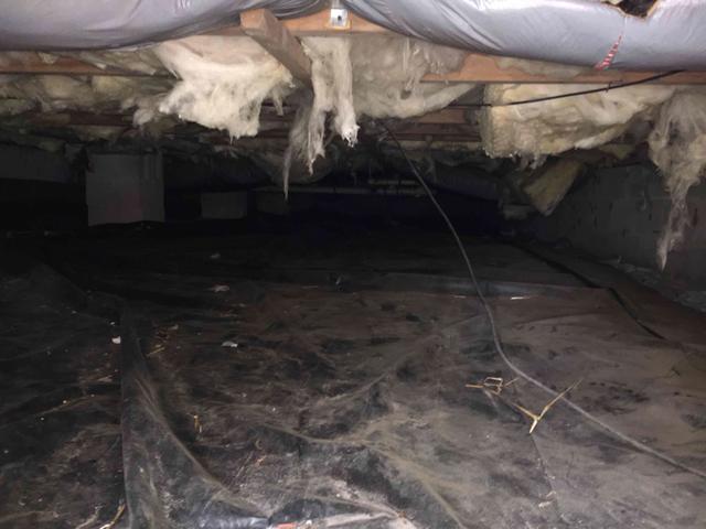 Falling Insulation in the Crawl Space