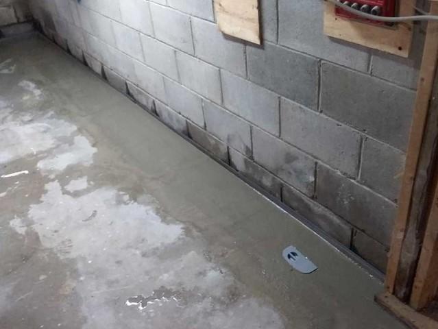 Waterproofing an unfinished space