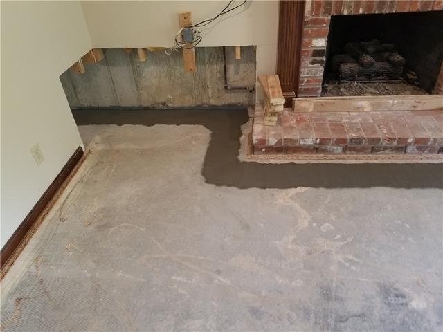 Against the Wall and Around the Fireplace