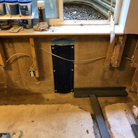 Window well drainage - interior