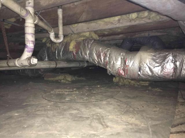 Before - Falling insulation