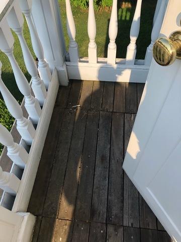 Before Power Washing