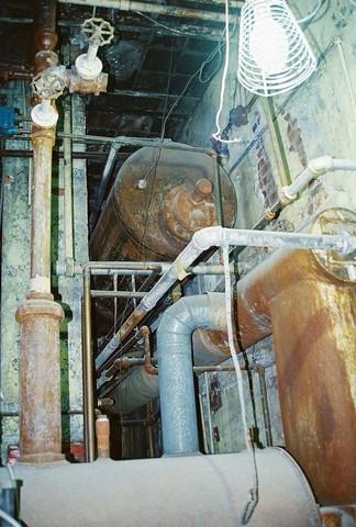 100-year-old plumbing at the Fleming Building