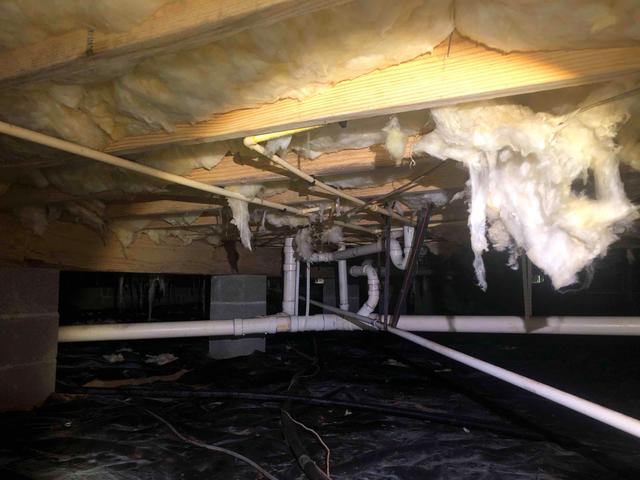 Most homes with a crawl space are home to utility lines. In a vented crawl space, water pipes freeze in the winter and duct lines are exposed to heat in the summer warming up the conditioned air traveling through the ducts, the reverse occurs in the winter. Condensation occurs on pipes in duct lines