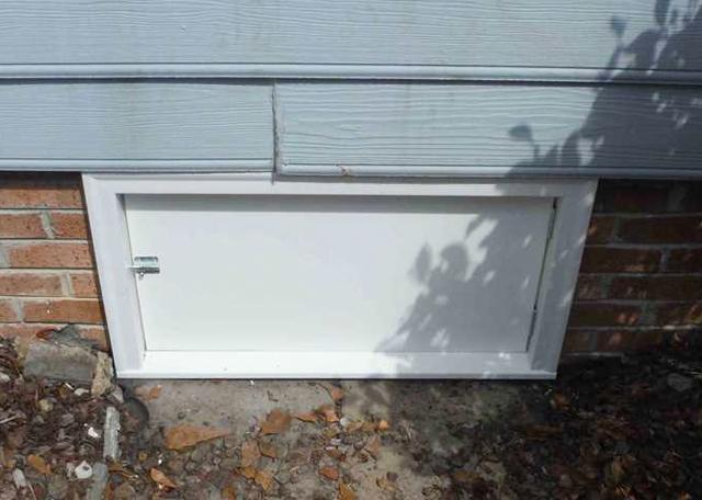 Custom Crawl Space Door