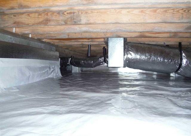 Nice and Bright Crawl Space