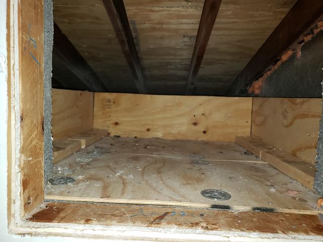 attic insulation in progress