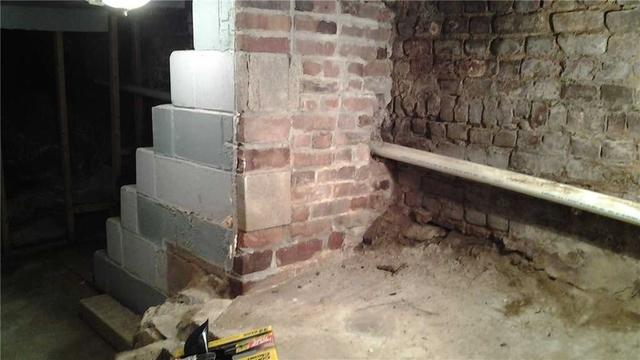 Evidence of Water Seepage