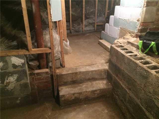 Before CleanSpace Vapor Barrier