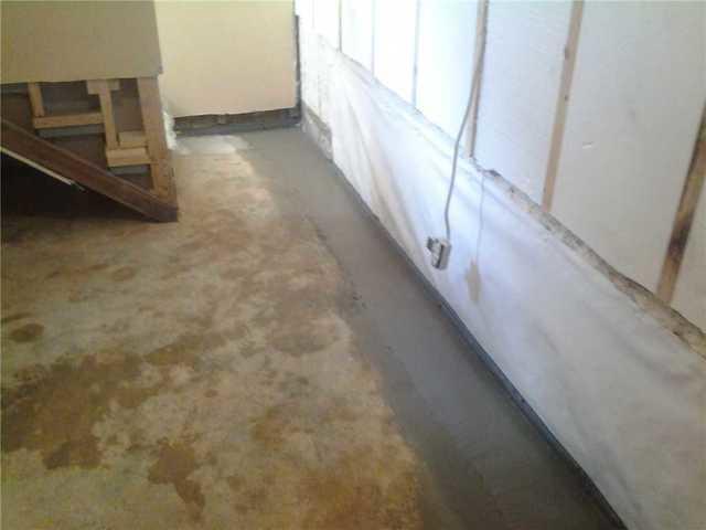 Finished WaterGuard installation