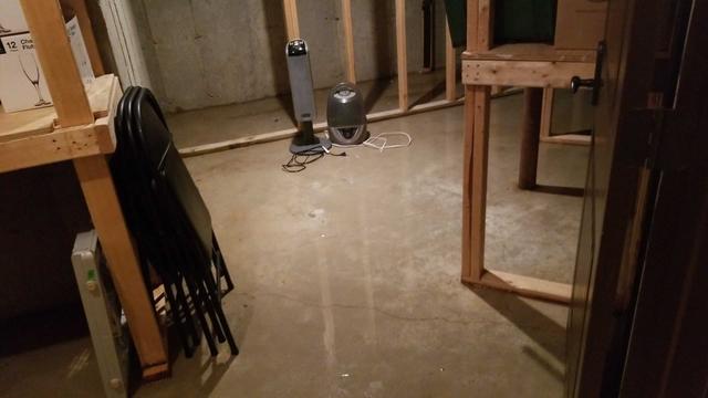 Flooded basement in Glenview, IL