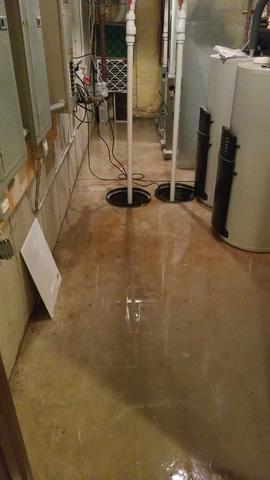 Basement flood in Glenview, IL