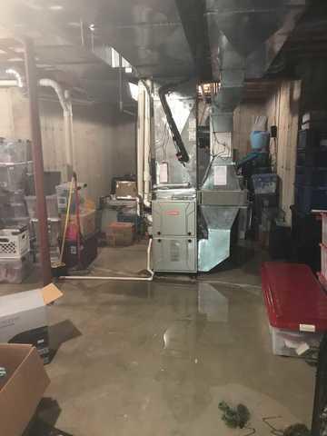 Flooded basement in Libertyville IL