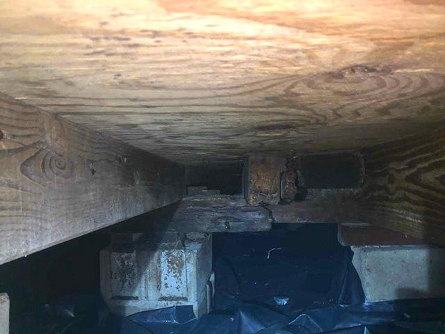 A dirt floor crawl space releases and absorbs moisture with changes in humidity levels, which can cause mold and wood rot.