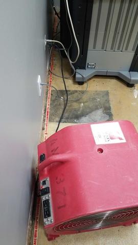 Water damage in an office building in Lake Bluff IL