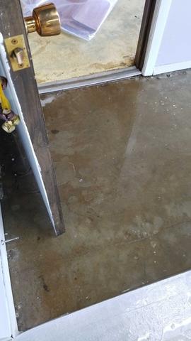 Flooded local business