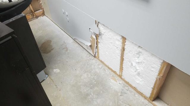 Flooded local business