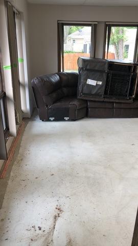 Water damage in a business