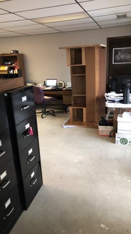 Flood in an office