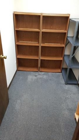 Flooded office space