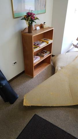 Flooded office space