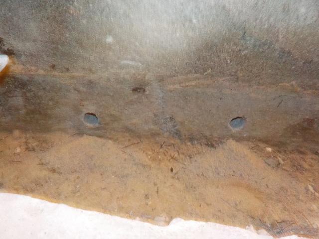 Weep Holes Drilled