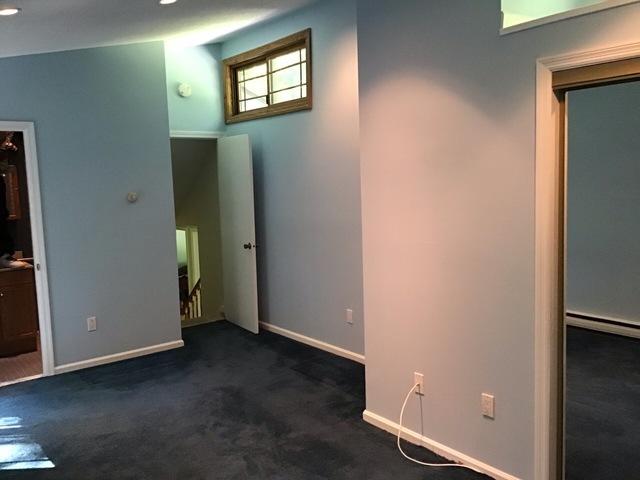 Fresh Water inspired room looks radiant after new paint.