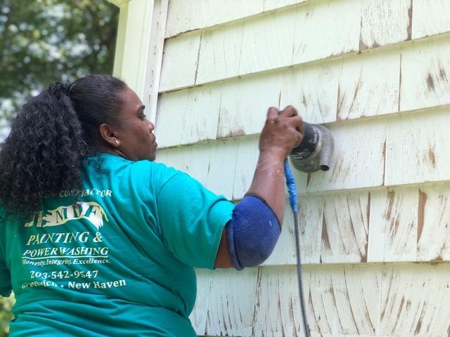 Exterior Sanding