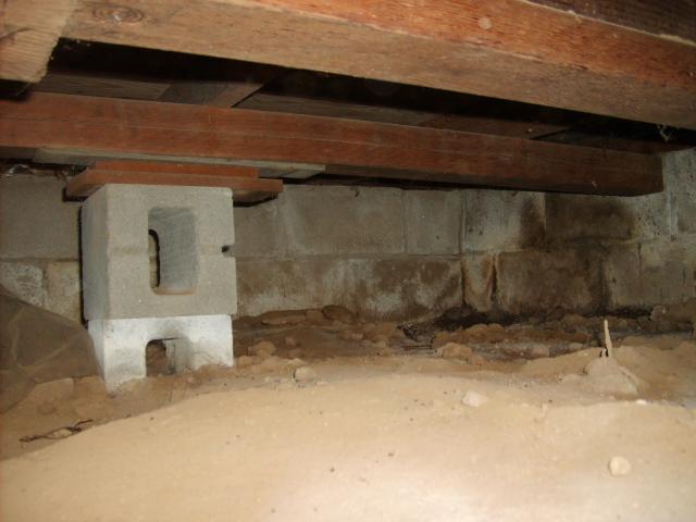 Wet Crawl Space in Baltic, CT