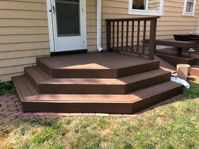 Completed Deck Stain