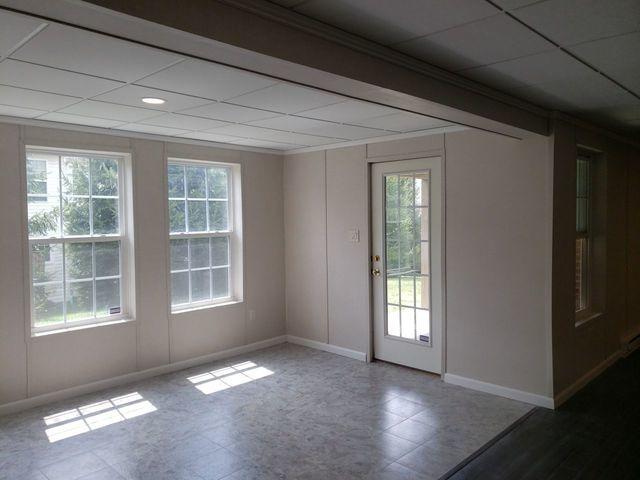 New lighting to go along with the space's natural light made this basement much brighter!