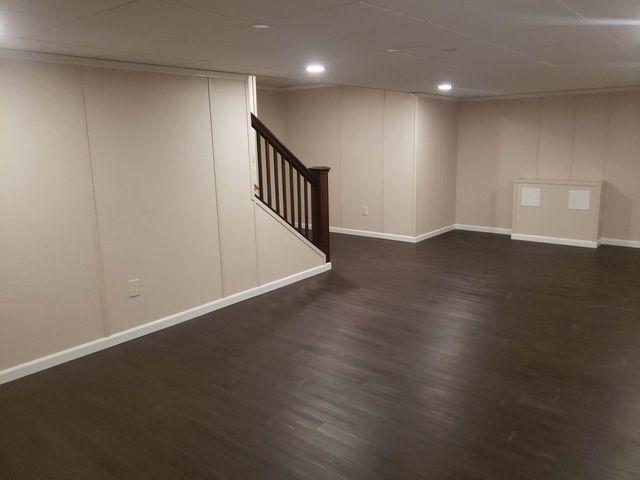 This basement is now beautiful, custom and livable!