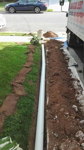 LawnScape Discharge Line