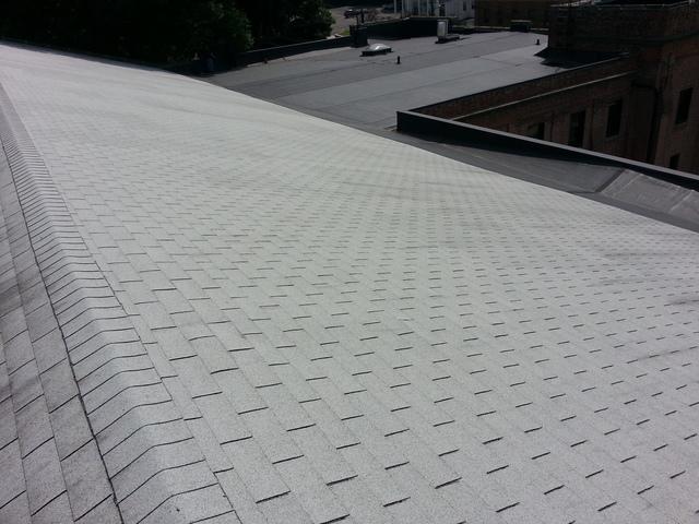 Another shot of the pre-stripped roof