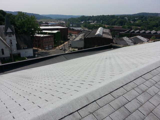 Another shot of the old Armory roof