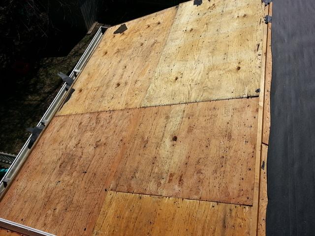 Old Shingles Have Been Stripped