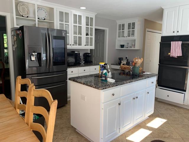 Neutral colors and light make this kitchen contemporary.