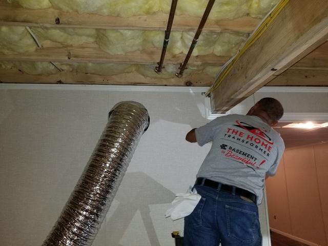 Trim on unfinished side