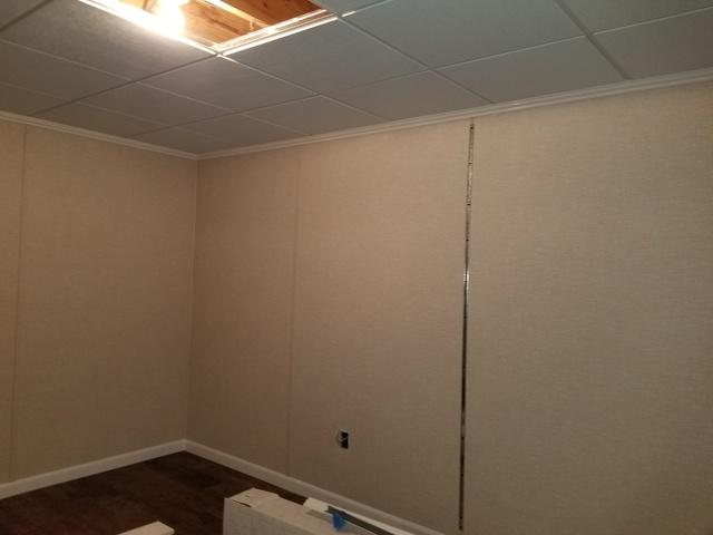 Base Trim and start of batten trim