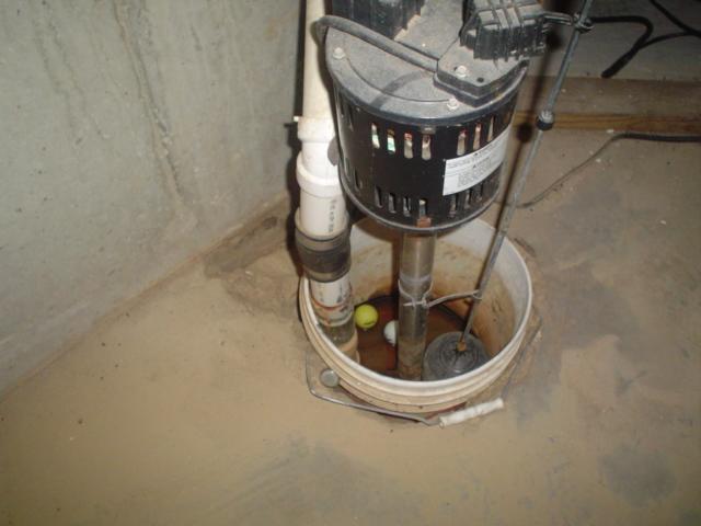 Old Sump Pump in Pawcatuck, CT