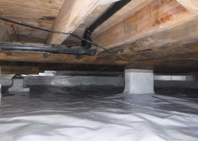 Removing debris and old insulation