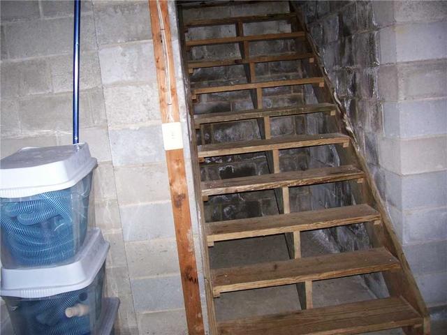 What lurks behind the stairs...