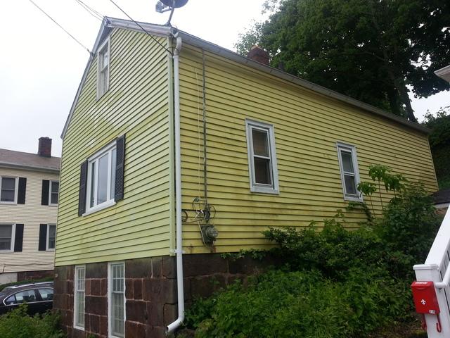 This aluminum sided house before