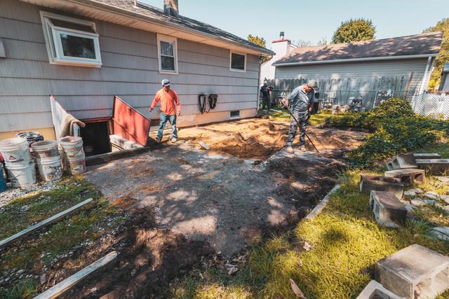 Before Patio Replacement with Quality 1st