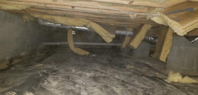 Unhealthy Crawl Space in Brentwood, TN