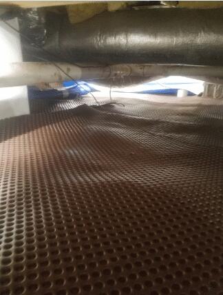 Drainage Matting Installed by Frontier Basement Systems