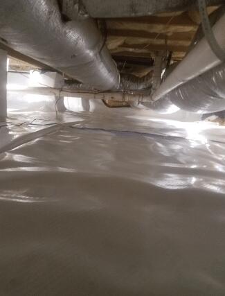 CleanSpace Liner Installed by Rainy Day Basement Systems