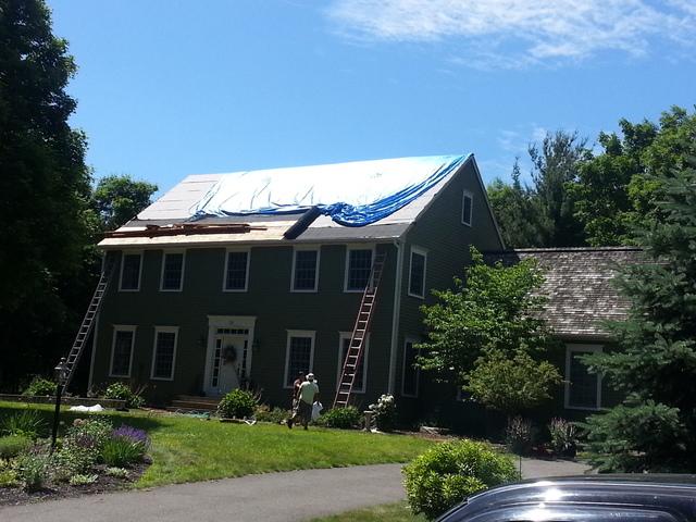 Laying Down Shingles 